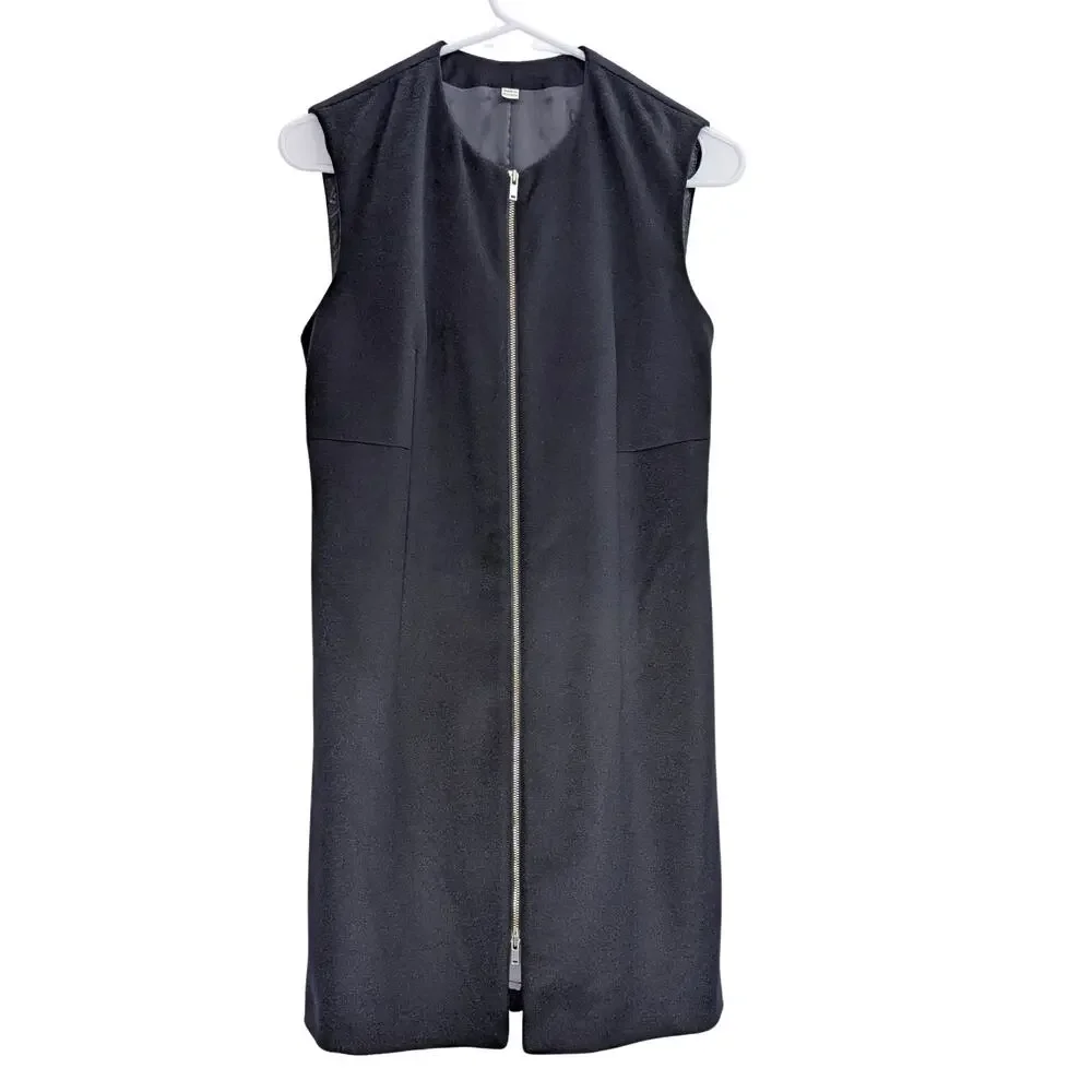 NWOT Chic New Wool Cashmere Vest Dress - Picture 3 of 10